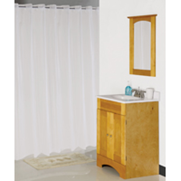 Homebasix XG-02-FS Hookless Shower Curtain 70x72 Frost
