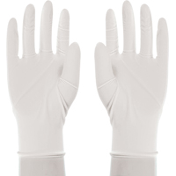 BOSS MFG CO 1UL0004M Disposable Gloves Medium 3 Mil Powdered Latex White
