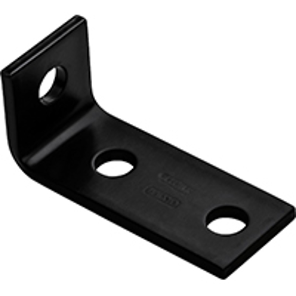 National Hardware N351-479 Corner Brace 3-1/2 In x 1-1/2 In x 1.6 In Powder Coated Black