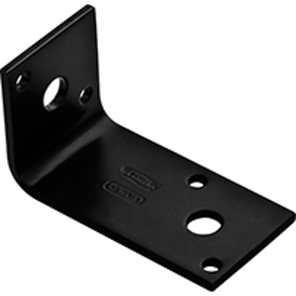 National Hardware N351-481/1153BC Corner Brace 2.94 In Length 1-1/2 In Steel Powder Coated Black