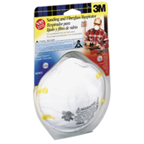 3M 8210PA1-A/8654 N95 Disposable Respirator for Sanding and Fiberglass Protection
