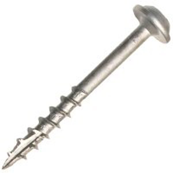 KREG TOOL COMPANY SML-C150-100 Pocket Hold Screw 1/2 In No.8 Carbon Steel Zinc Plated 100 Count