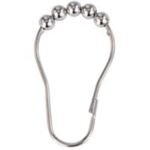Homebasix SD-BH-CH Curtain Hook Roller Ball High Durable Chrome