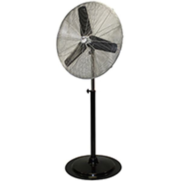 Ventamatic Ltd HVPF30SC High Velocity Pedestal Fan Heavy Duty Black Satin