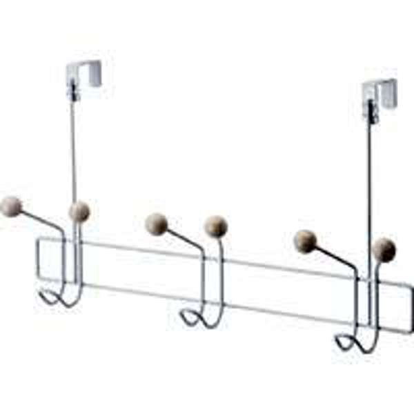 Homebasix SS-HG3-50-PE-3L Garment Hook 3 Hook Stainless Steel