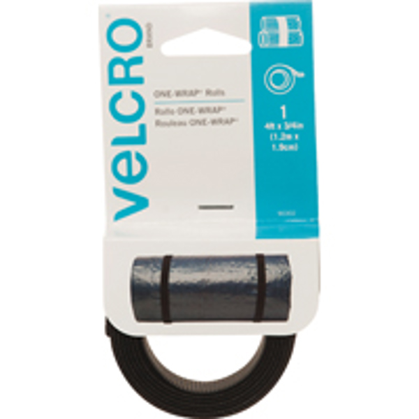VELCRO USA INC 90302 One-Wrap Strap 4x3/4 In Black