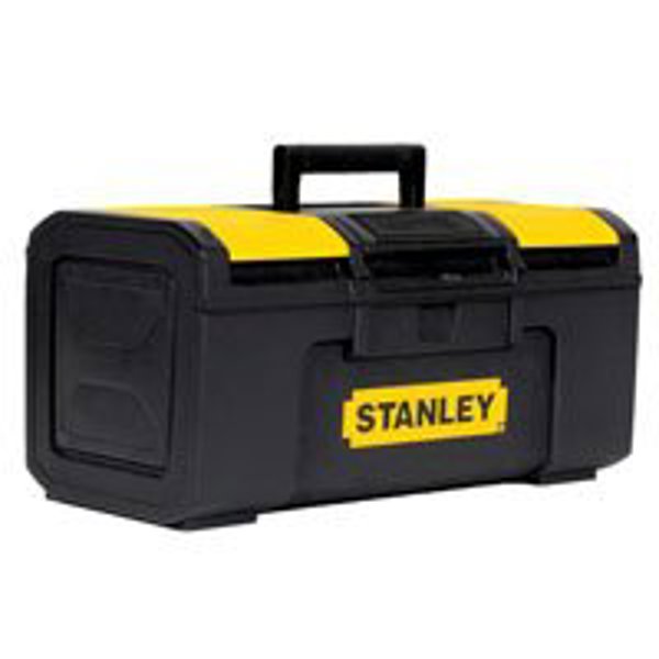 Stanley Tools STST16410 Tool Box Poly Resin 8-3/5X15-2/8X6-1/3 In Black 50 Lb
