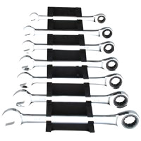 VULCAN PG7I Wrench Ratchet Set 7 Pc SAE