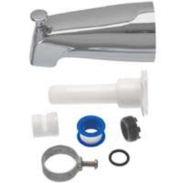 DANCO 88703 Tub Spout With Diverter Universal Bathtub Chrome Plated