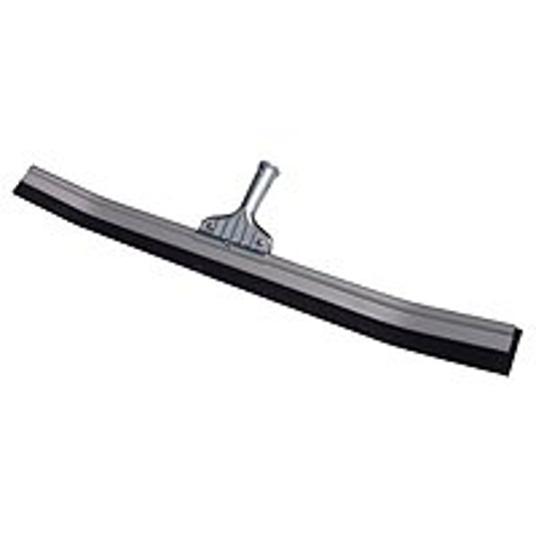 Unger Industrial 960570 Floor Squeegee 24 In Aluminum Curved Black Rubber Blade