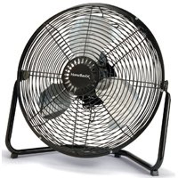 PowerZone LF-14 High Velocity Floor Fan 14 In Black