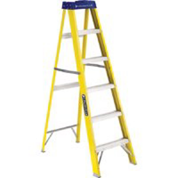 Louisville Ladder FS2005 4 Step Fibreglass Step Ladder 250 Lb Duty Rating
