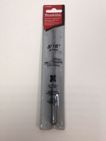 Makita Tools D-00832 Plus Bit 3/16 In X 6-1/4 In