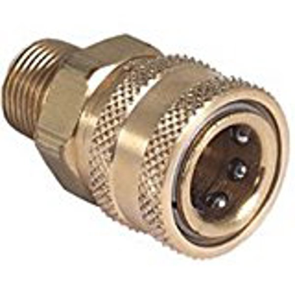 MI-T-M CORPORATION AW-0017-0007 Quick Connect Socket 3/8X3/8 Male Nominal Pipe Thread