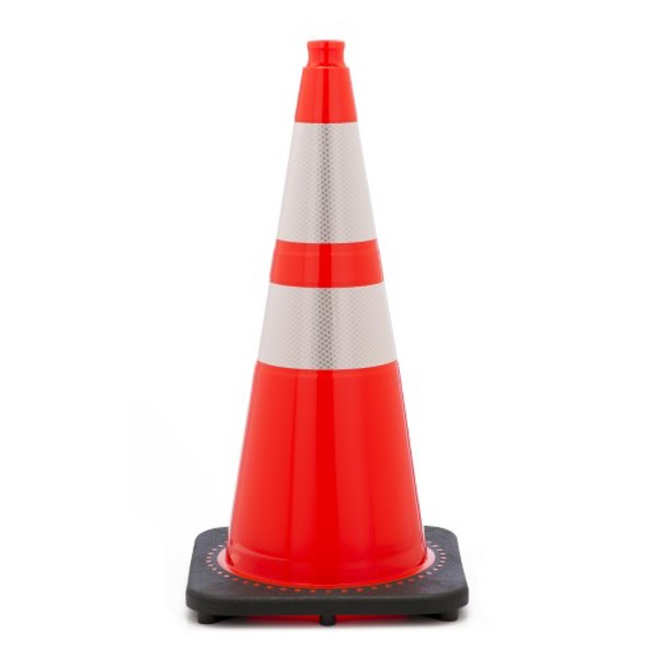 Mutual Industries 17721-128-7 Reflective Traffic Cone 28 In