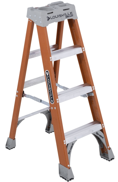 Louisville Ladder FGS1504 Step Ladder 4 Ft 300 Lb Max Capacity Type IA Duty Rating