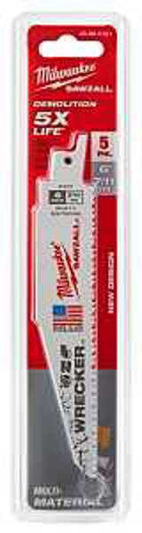 Milwaukee 48-00-5701 The Wrecker Bi Metal Saw Blade Cutting Edge