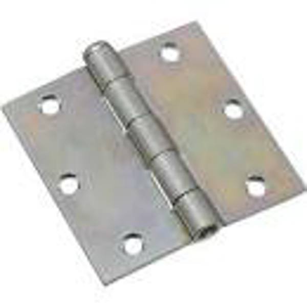 National Hardware N195-669/V504 Broad Hinge 3-1/2 In 70 Lb Steel Zinc 3 Pair