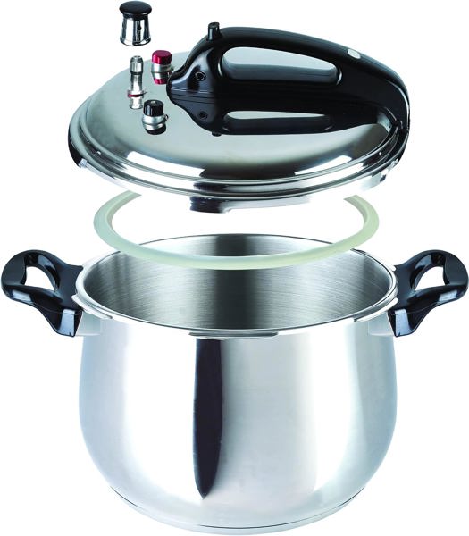 MBR Industries BC-33868 Pressure Cooker 5.3 Qt Stainless Steel