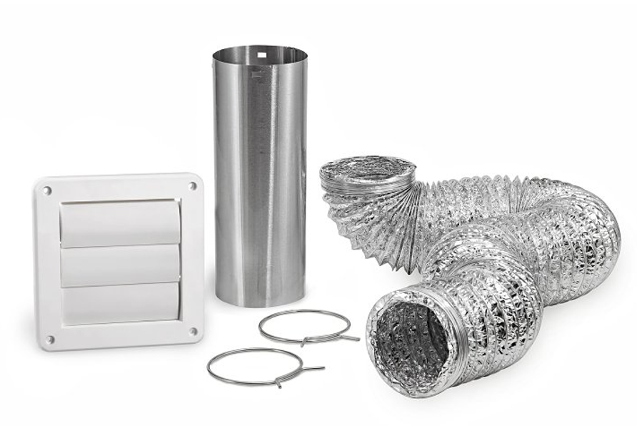 Lambro Industries 1379W Vent Kit Dryer 4x8 Plastic White