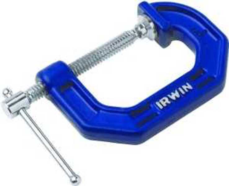 IRWIN INDUSTRIAL 225103 Cast Iron C-Clamp 3 In X 2-1/4 In Blue 100 Series