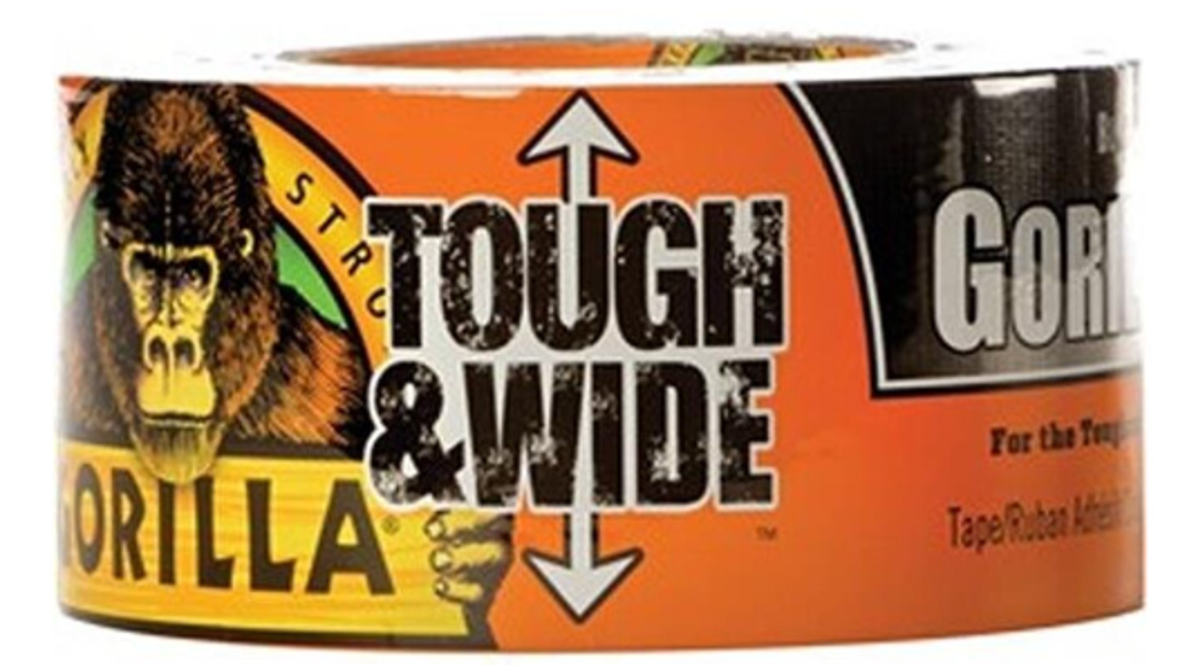 Gorilla Glue Company Duct Tape 2.88 X 90 Cotton/Polymer Backing Black