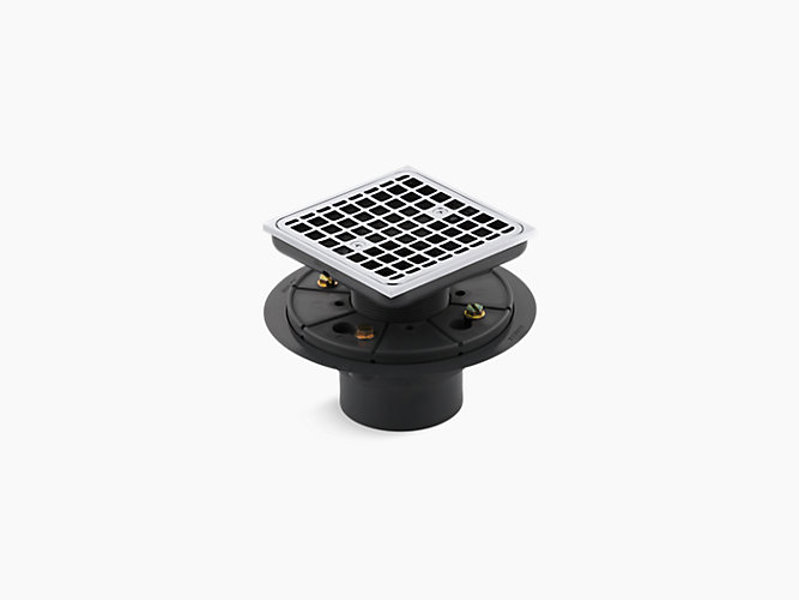 Kohler 9136-CP Tile-In Square Shower Drain Polished Chrome