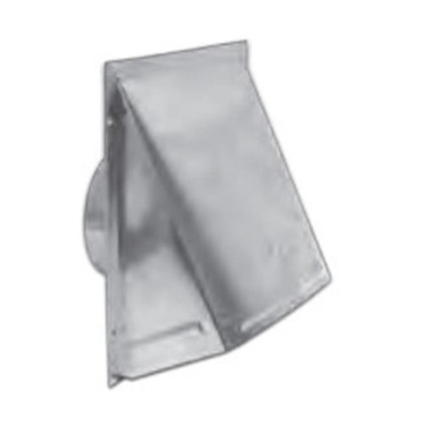 Lambro Industries 346S Aluminum Wall Cap 6 In with Screen