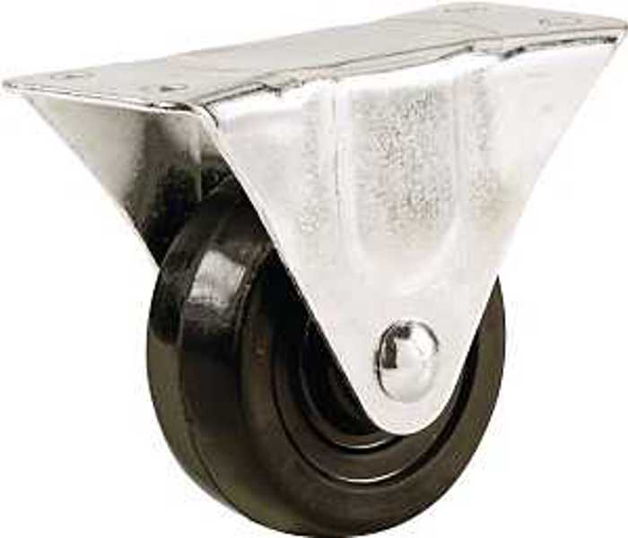 Shepherd Hardware 9490 Rubber Rigid Wheel 1-1/2 Inch