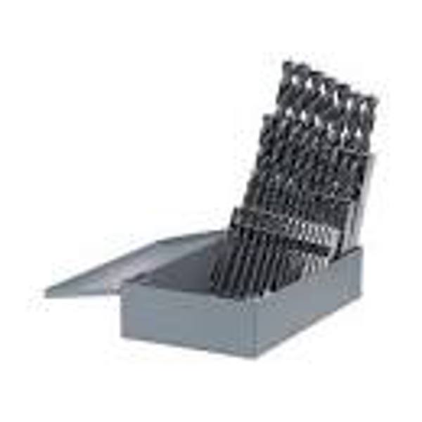 BOSCH BL0029 Twist Drill Bit Assortment 29 Piece 1/16 In to 1/2 In Black Oxide Black