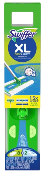Proctor & Gamble 92817 XL Extra Large Sweeper Starter Kit 18 In x 10 In x 48 In Electrostatic
