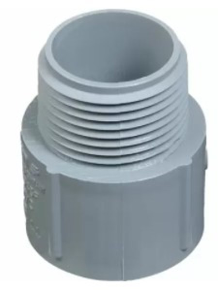 Thomas & Betts/Carlon E943D-CTN Terminal Adapter 1/2 In Male Rigid/Non-Metallic MNPT x Socket 1-5/16 In SC 40/80 PVC