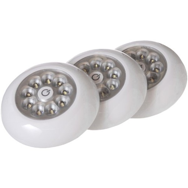 Fulcrum 30016-308 Extra Bright Flashlight 3 Pack 9 LED