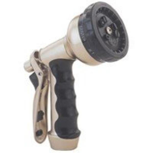 Landscapers Select GT-197531 9 Pattern Hose Nozzle Female Aluminum Titanium Plated