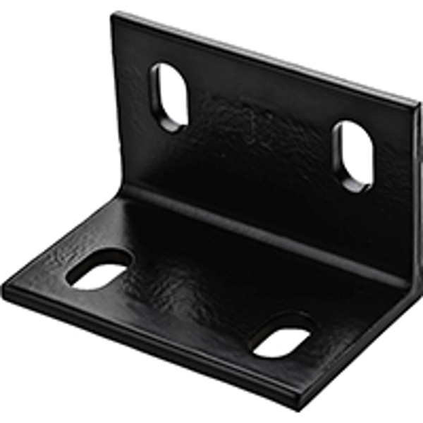 National Hardware N351-492 Corner Brace 3 In x 4.6 In x 1/4 In Wide Steel Black