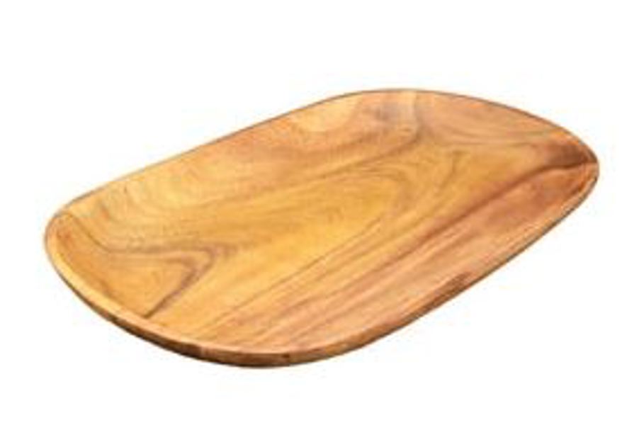 Pacific Merchants K0106 Oval Serving Platter 16 X 10 Acaciaware