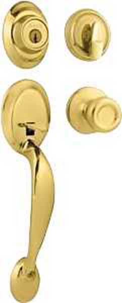 Kwikset 687DAXT3SMTCP Handle Set Brass Dakota and Tylo Smart