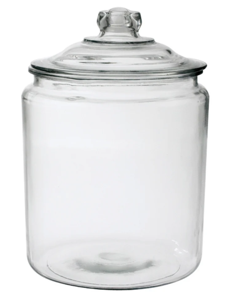 Anchor Hocking 69372AHG17 Glass Jar with Lid 2 Gal