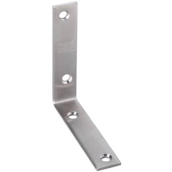 National Hardware N348-862 Corner Brace 4x7/8x4 Stainless Steel