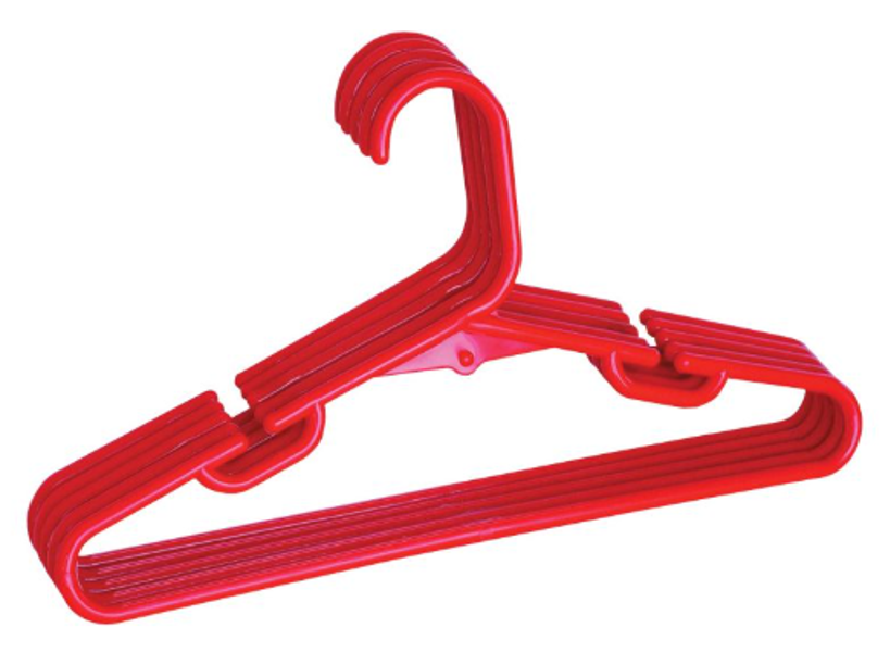 MERRICK ENGINEERING C8850A-CR12 Tubular Hanger Assorted Children's Plastic Per Pack