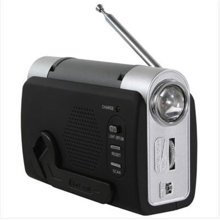 EWBRADIO Emergency Hand-Crank Radio with Flashlight