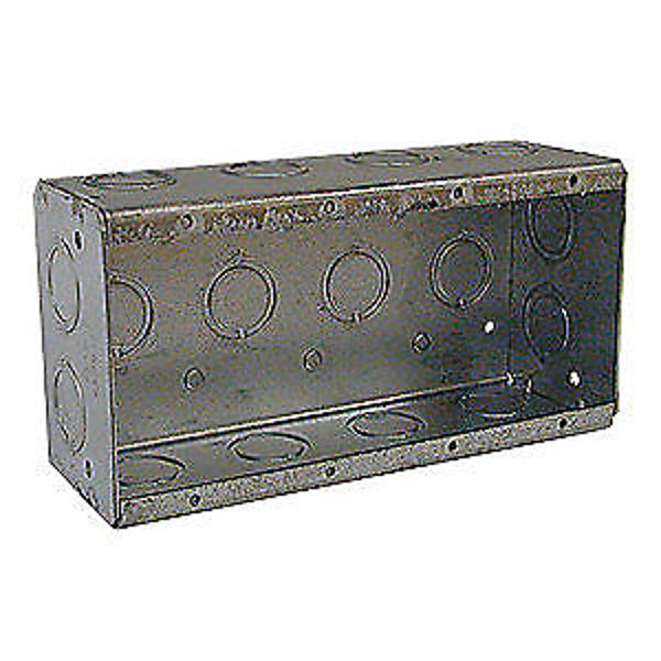BELL WEATHERPROOF 693 4-Gang Conduit Box 63.5 Cu In 2-1/2 In Silver