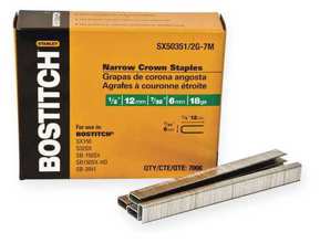SX50351/2-7M 7/32 In 1/2 In Steel Staple