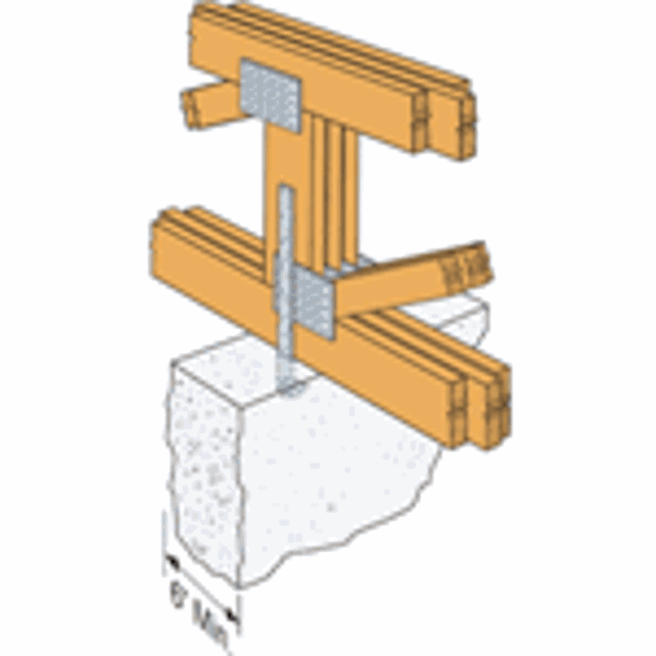 Simpson Strong-Tie HHETA16 Truss Anchor 16 Extra Heavy Embedded