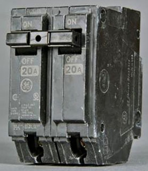 GE ELECTRICAL THQL2115 Circuit Breaker 15 Amp 2-Pole 120/240VAC 10KA Common Trip