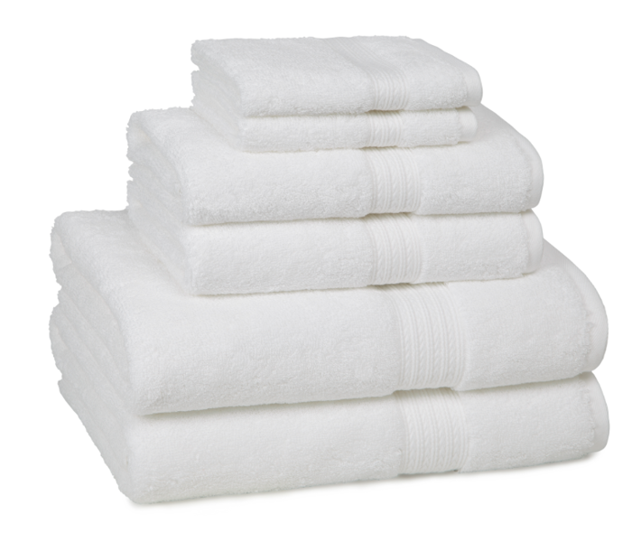 Kassatex KDN-109-W Bath Towel 100% Cotton White