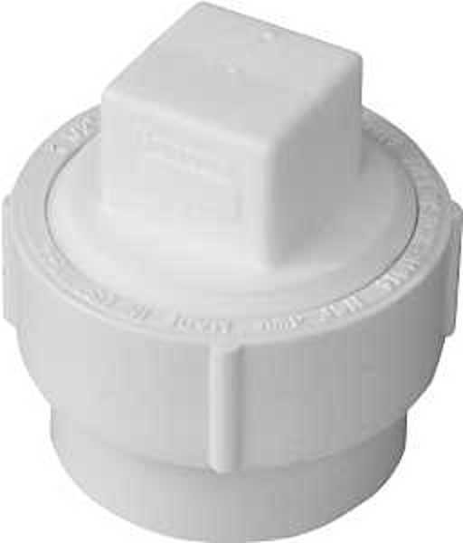 IPEX USA LLC-CANPLAS 193703AS Clean Out Adapter 3 Inch DWV Plug Spigot x FNPT