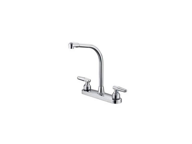B&K Faucets 222-738H Kitchen Faucet with Sprayer Chrome