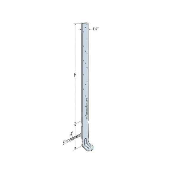 Simpson Strong-Tie HETA16 Embedded Heavy Truss Anchor