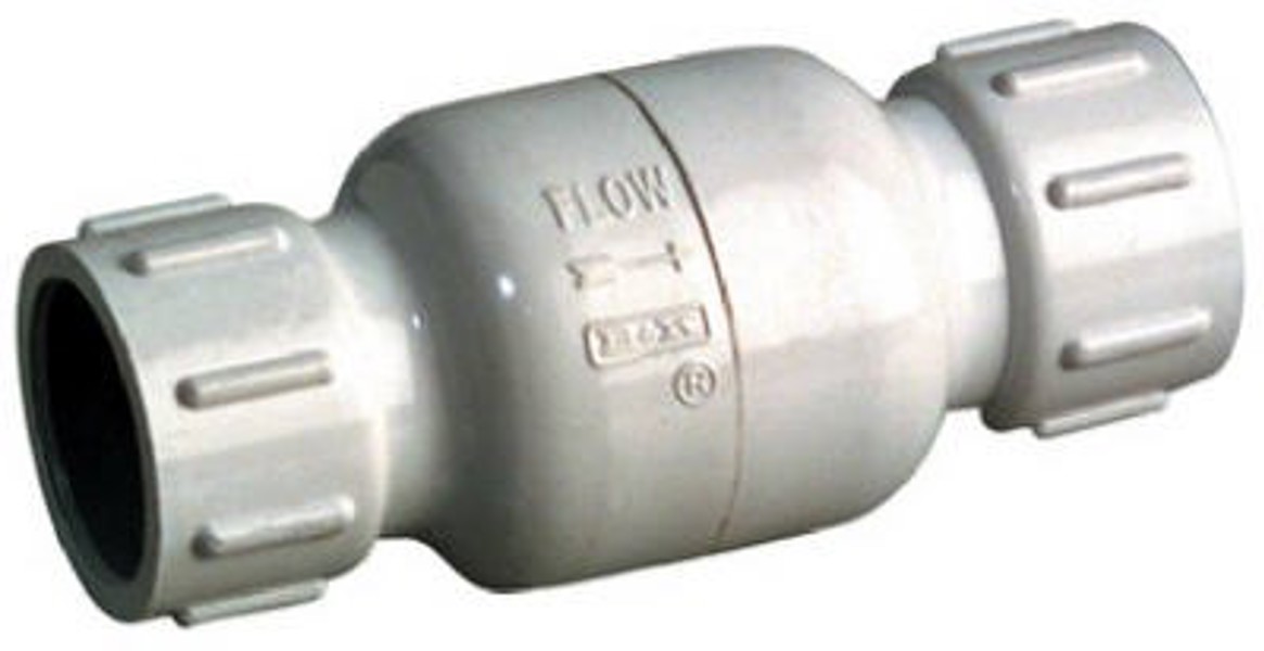 B&K Industries 101-608 PVC Check Valve 2 In White
